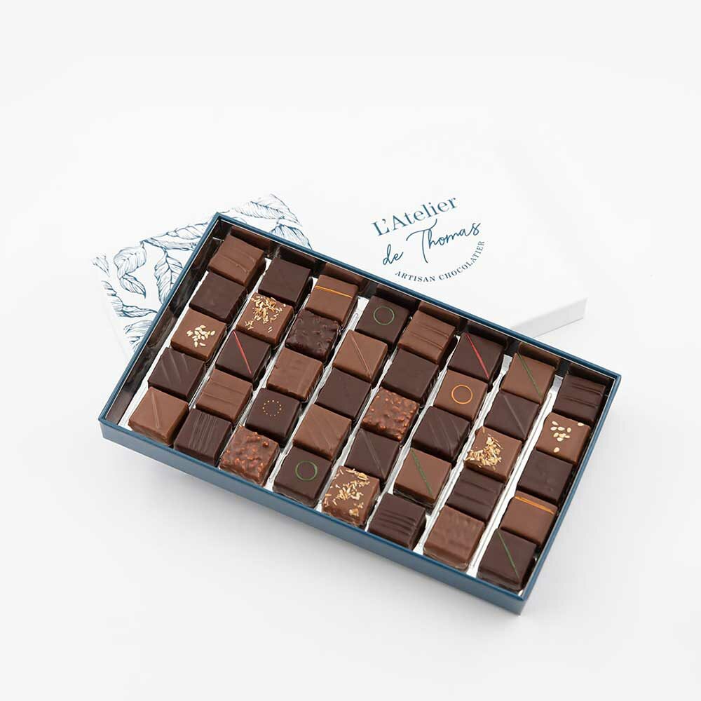 Coffret 300g de chocolats artisanaux de l'Atelier de Thomas