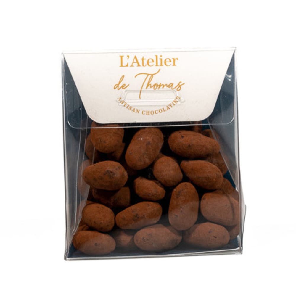 Sachet d'amandes gianduja cacao - L'Atelier de Thomas